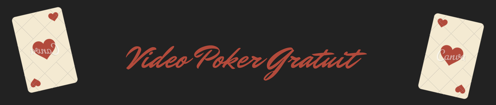 Video poker gratuit