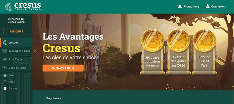 cresus home page